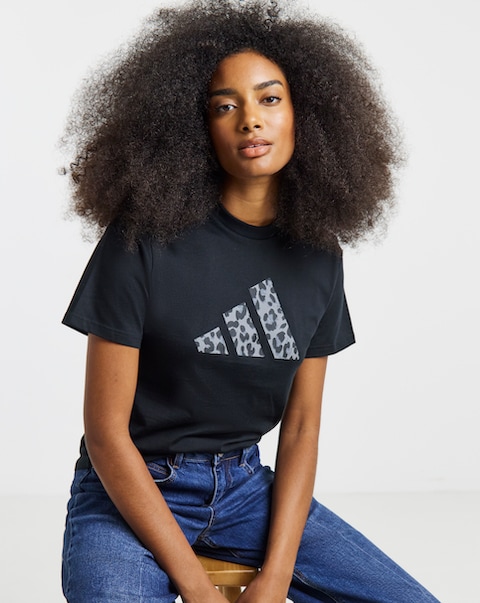 adidas Animal Print Logo T-Shirt