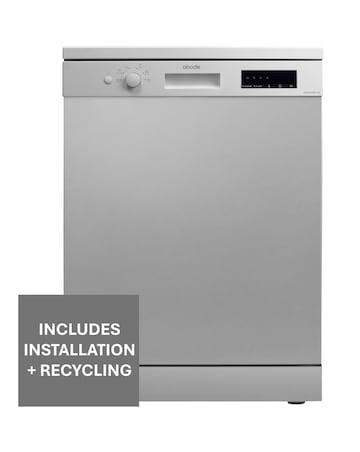 Abode A60DW00E1SS 12 Place Settings Dishwasher Stainless Steel + Install