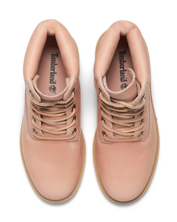 Timberland Pink Premium 6 Inch Lace Up Boots - Standard Fit (D)