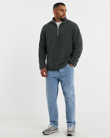 Jack & Jones Teddy Sweat Top - Grey