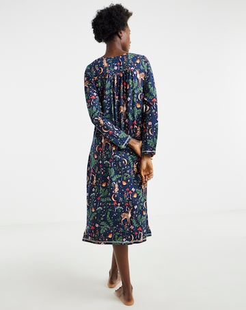 Julipa Value Supersoft Woodland Print Long Sleeve Nightie