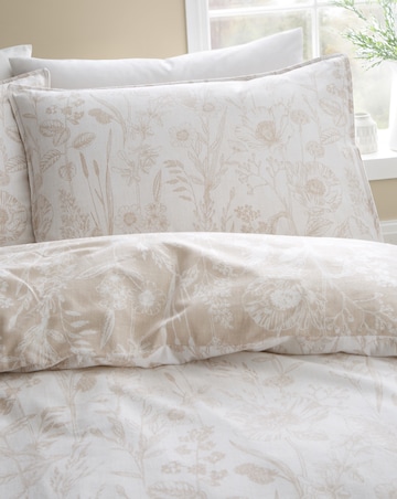Bianca Brushed Floral Toile Duvet Cover Set