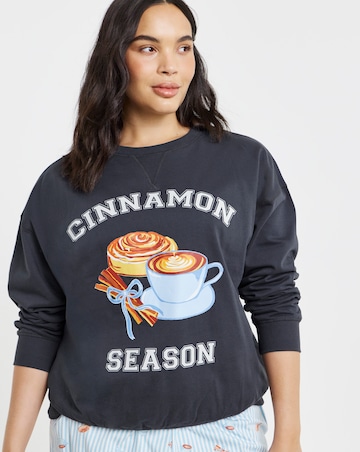 Pretty Secrets Cinnamon Season Graphic Pyjama Set