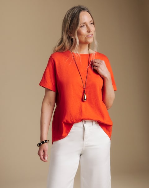 Julipa Broderie Jersey Mix T-Shirt