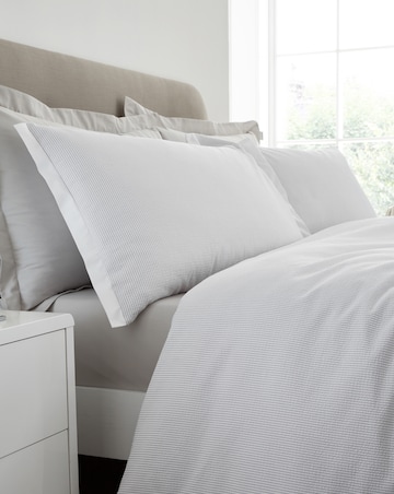 Bianca Seersucker Woven Stripe Duvet Cover Set