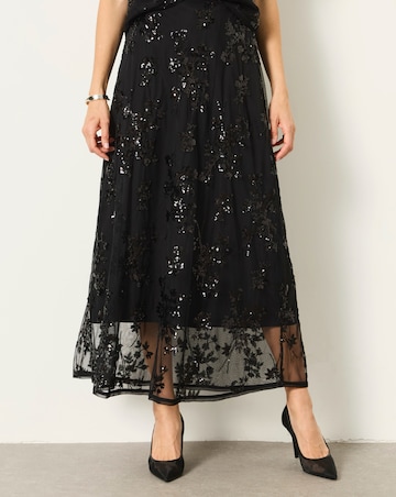 Fatface Pia Sequin Skirt