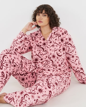 Pretty Secrets Bow Fleece Pyjama Set