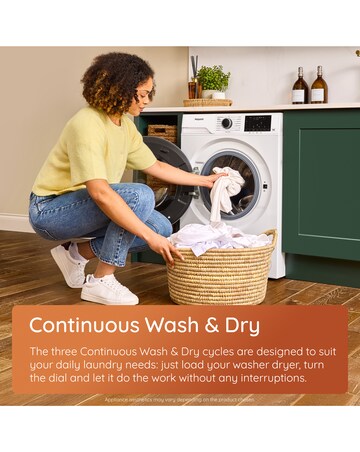 Hotpoint Anti Stain 9+6kg- White