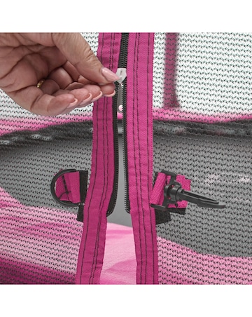 Plum 4ft Junior Springsafe Trampoline & Enclosure - Pink