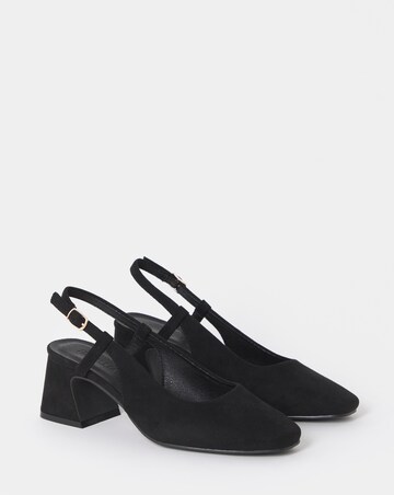Vivi Block Heel Slingback Shoes - Extra Wide Fit (EEE)