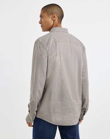 Long Sleeve Cotton Gingham Shirt
