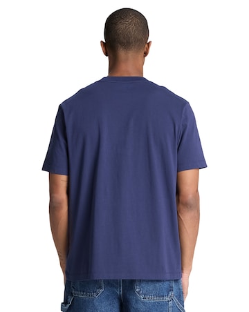 Timberland Established 1973 Short Sleeve Embroidered T-Shirt - Navy