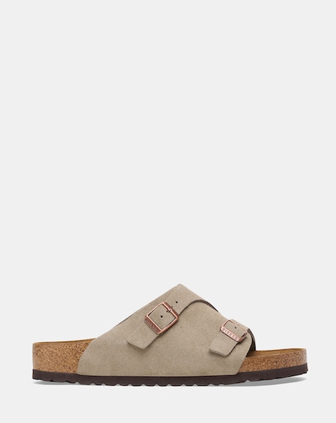 Birkenstock Classic Suede Zurich Sandals - Taupe