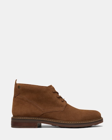Clarks Newford Mid Suede Boot - Light Brown