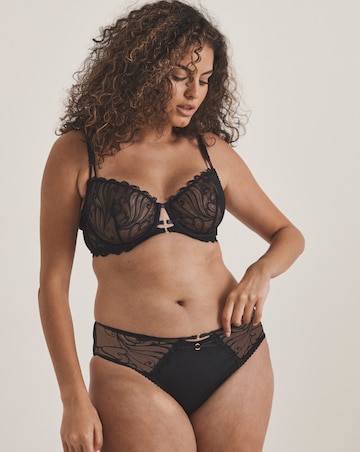 Pretty Secrets Swirl Embroidery Full Brief Knickers