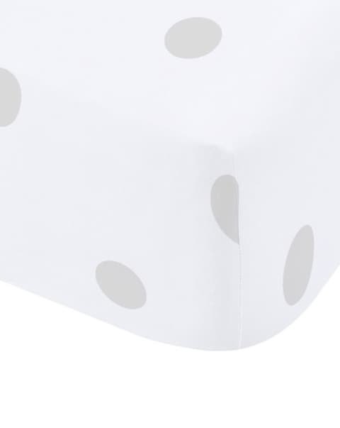 Catherine Lansfield Brushed Polka Dot Fitted Sheet