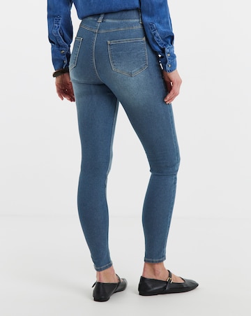 Mid Blue Stretch Skinny Jeggings