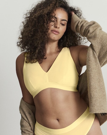 Lemonade Dolls Soft Mesh Fuller Cup Bralette Yellow