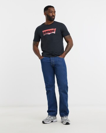 Levi's Short Sleeve Graphic Batwing T-Shirt - Black