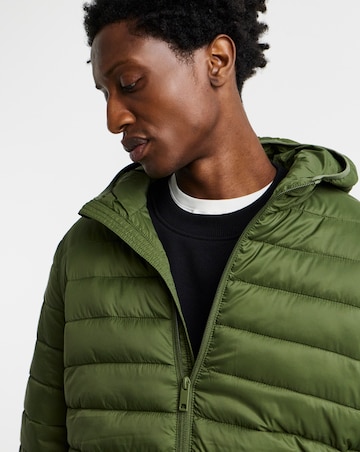 Khaki Lightweight Padded Jacket