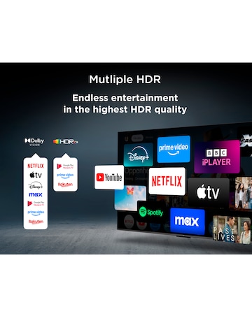 TCL 55C6K-UK 55in 4K Mini LED HDR Smart Fire TV with Freely