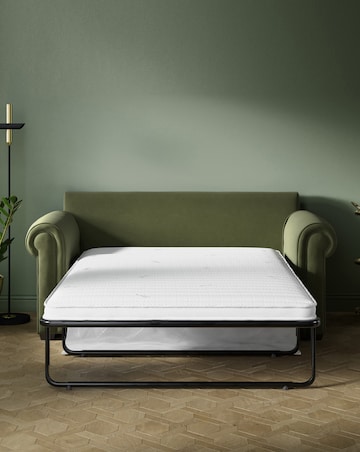 Jay-Be Heritage Luxe Velvet 2 Seater Sofa Bed with E-Pocket Mattress