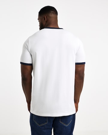 Contrast Ringer T-Shirt Reg-Fit Long