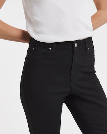 Black Superstretch Bootcut Jeans