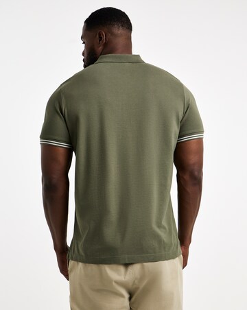 Tipped Pique Polo Long