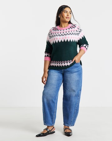 Diamante Fair Isle Jumper