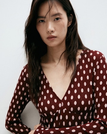 Mango Polka Dot Dress