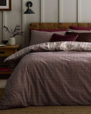 Appletree Micro Check Duvet Cover Set