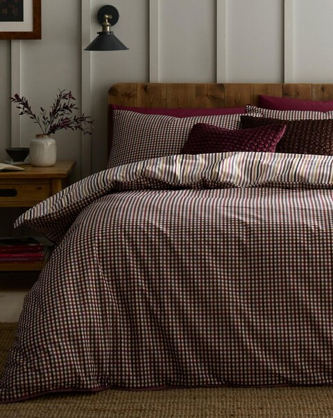 Appletree Micro Check Duvet Cover Set