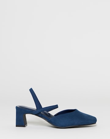 Lita Slingback Block Heel Shoes - Extra Wide Fit (EEE)