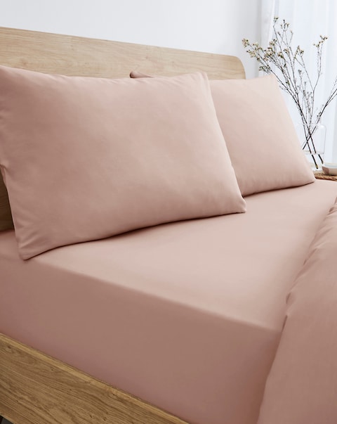 New In - Pure Cotton 200TC 38cm Deep Fitted Sheet