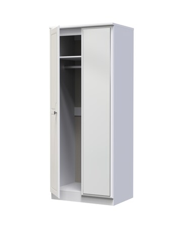 Peregrine Ready Assembled 2 Door Mirrored Wardrobe - Kids