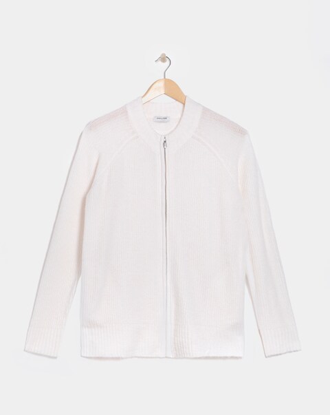 Zip Through Pocket Cardigan