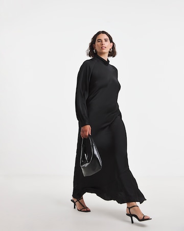 Vila Bea High Neck Ankle Dress