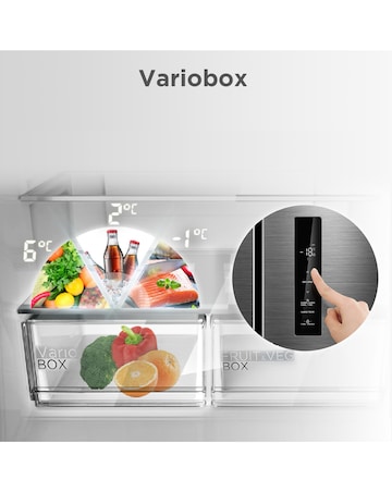 Midea Multi-Door Fridge Freezer - Inox + Installation