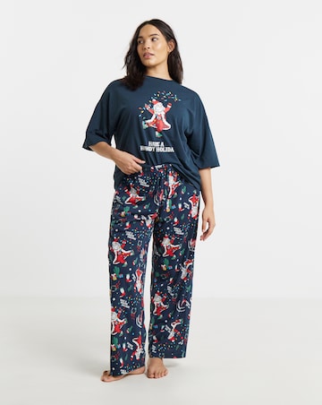 Pretty Secrets Western Santa Family Pyjamas - Womens