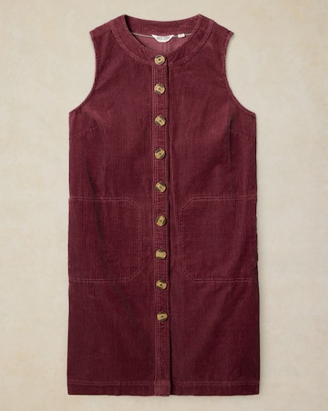 White Stuff Millie Cord Shirt Dress