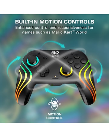 Turtle Beach Afterglow Wave Wireless RGB Gaming Controller for Nintendo Switch 2