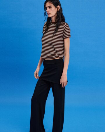 Mango Short-Sleeved Ribbed Sweater