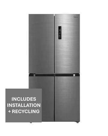 Midea Multi-Door Fridge Freezer - Inox + Installation