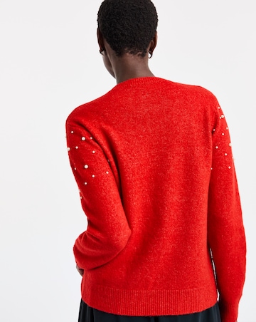Pearl Neckline Jumper