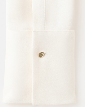 Mango Satin Finish Flowy Shirt