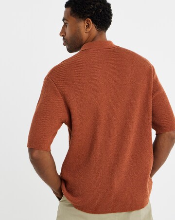 Only & Sons Sean Kitted Polo - Rust