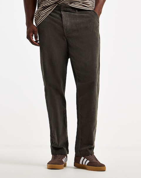 Cord Cotton Stretch Straight Fit Chino
