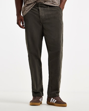 Cord Cotton Stretch Straight Fit Chino