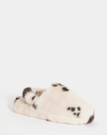 Truth Fluffy Slingback Slippers - Extra Wide Fit (EEE)